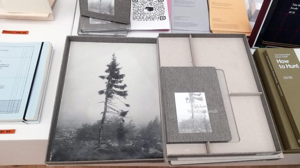 森の中の一本の木を銀盤写真で定点撮影した写真集