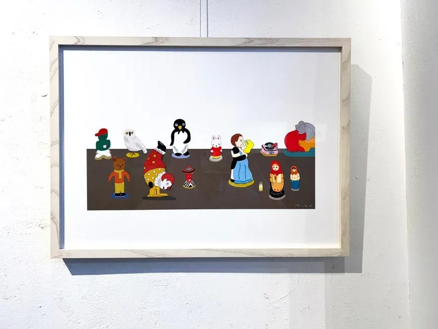 山陽堂コレクションのシルクスクリーン作品も出陳