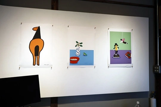 会報誌の表紙として描かれたイラストデータ